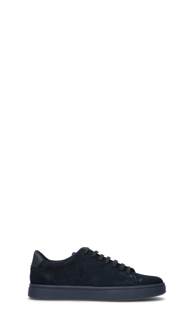 GEOX Sneaker uomo blu in suede