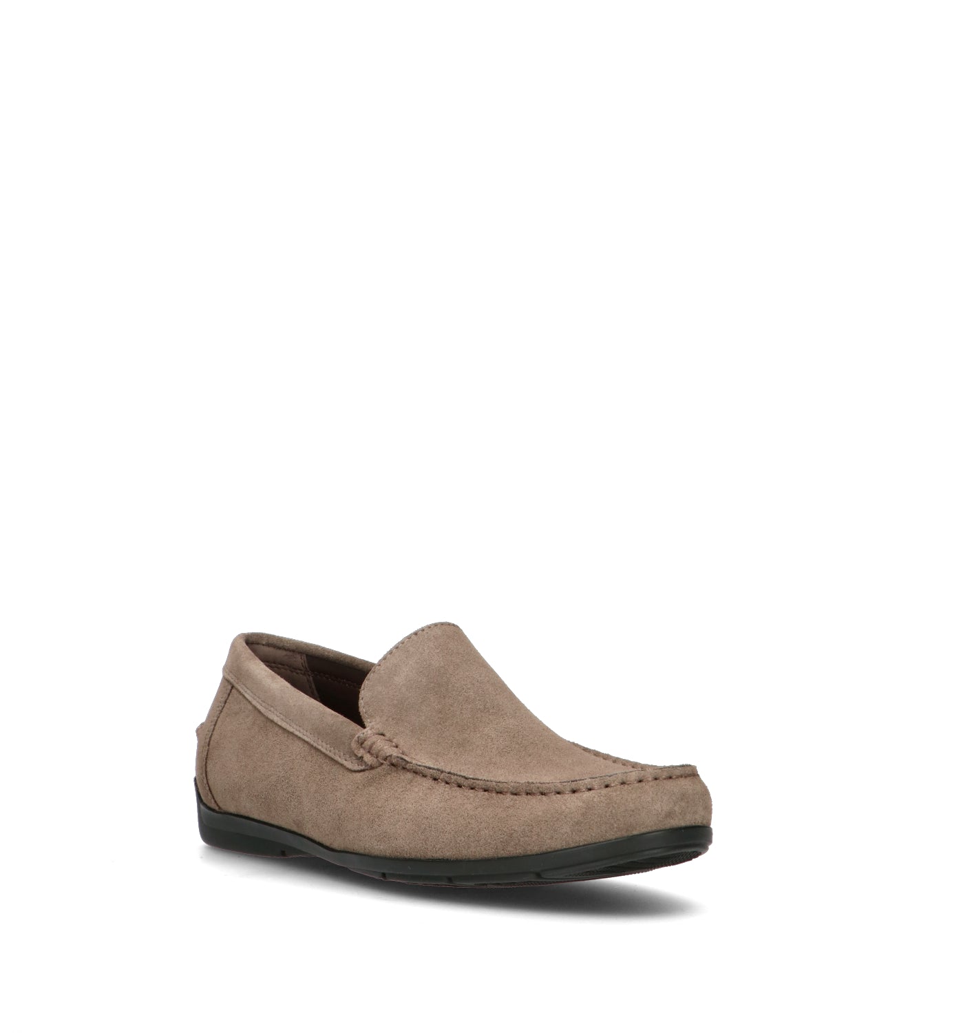 GEOX Mocassino uomo taupe in suede
