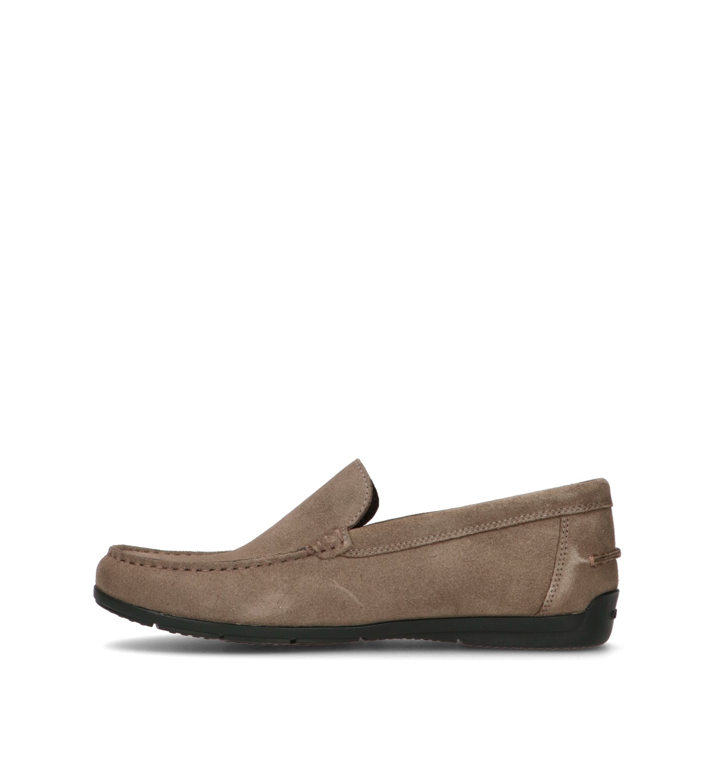 GEOX Mocassino uomo taupe in suede