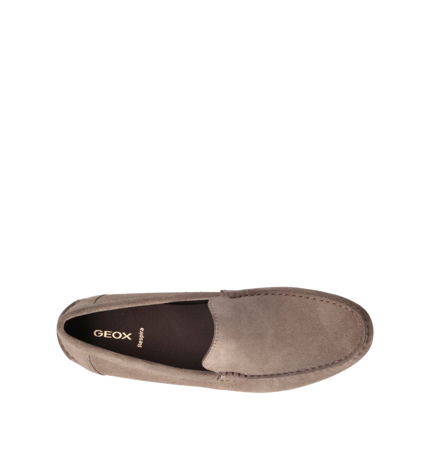 GEOX Mocassino uomo taupe in suede