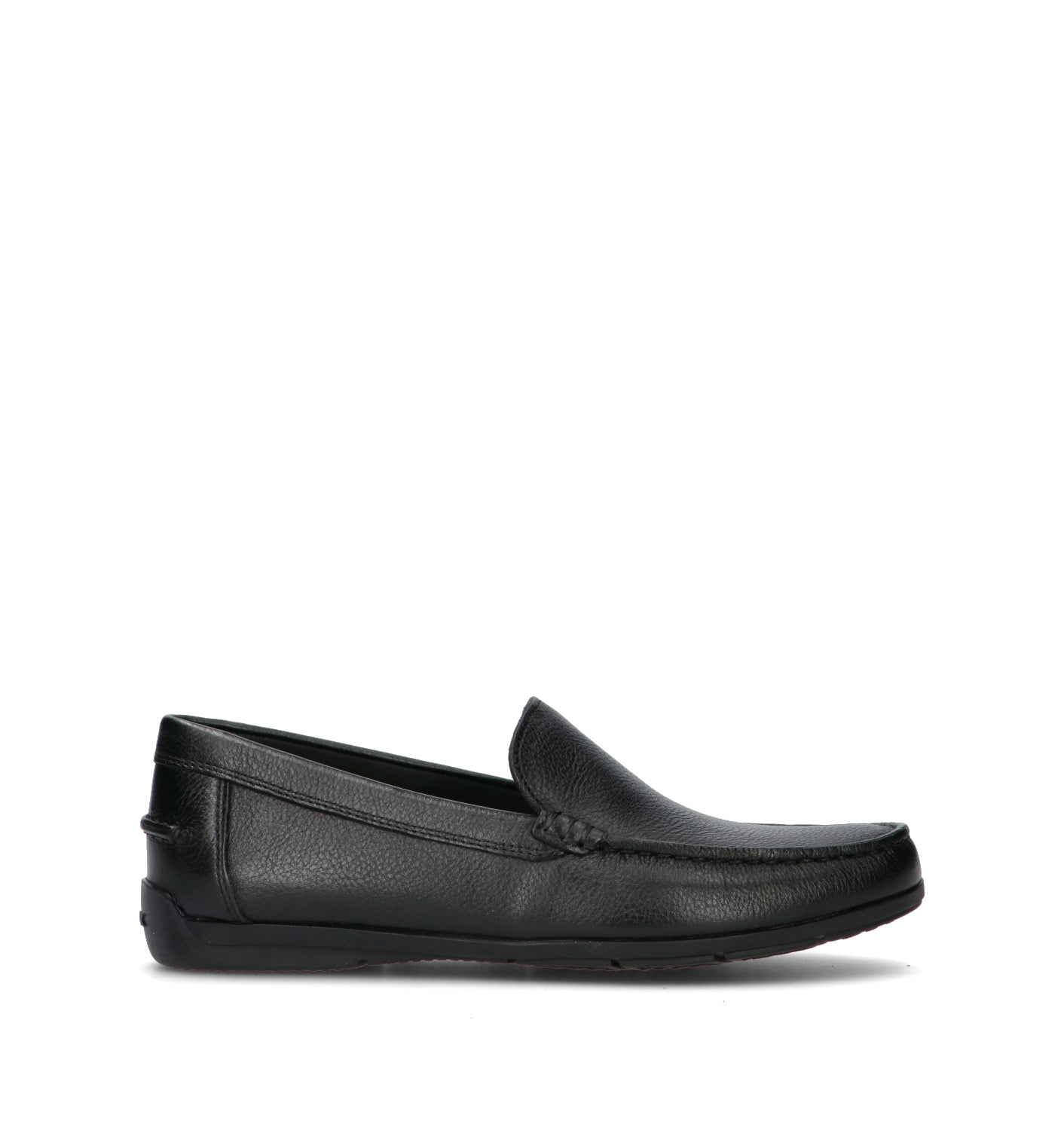 GEOX Mocassino uomo nero in pelle