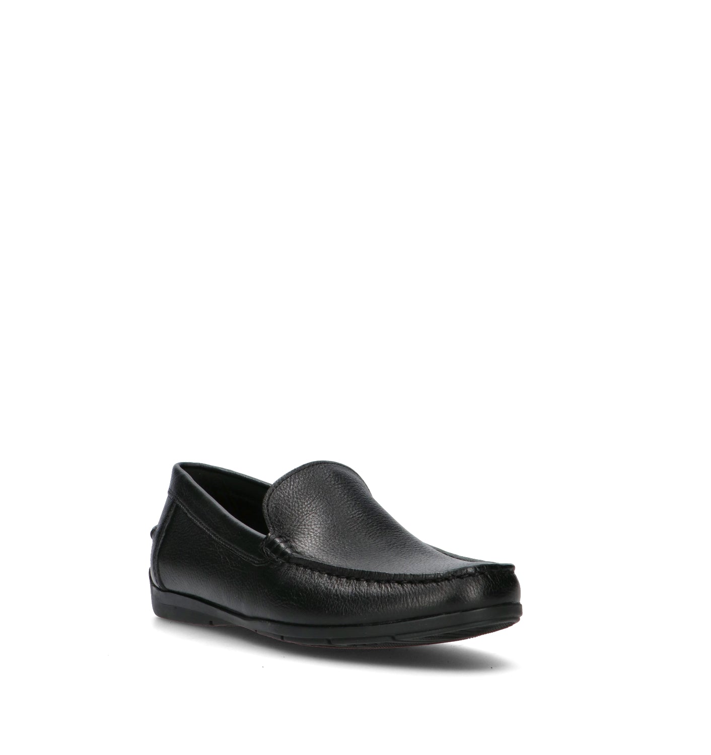 GEOX Mocassino uomo nero in pelle