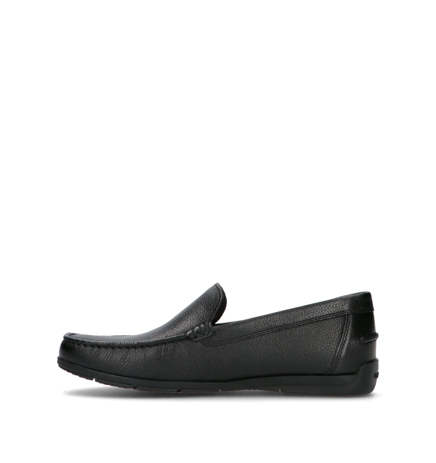 GEOX Mocassino uomo nero in pelle
