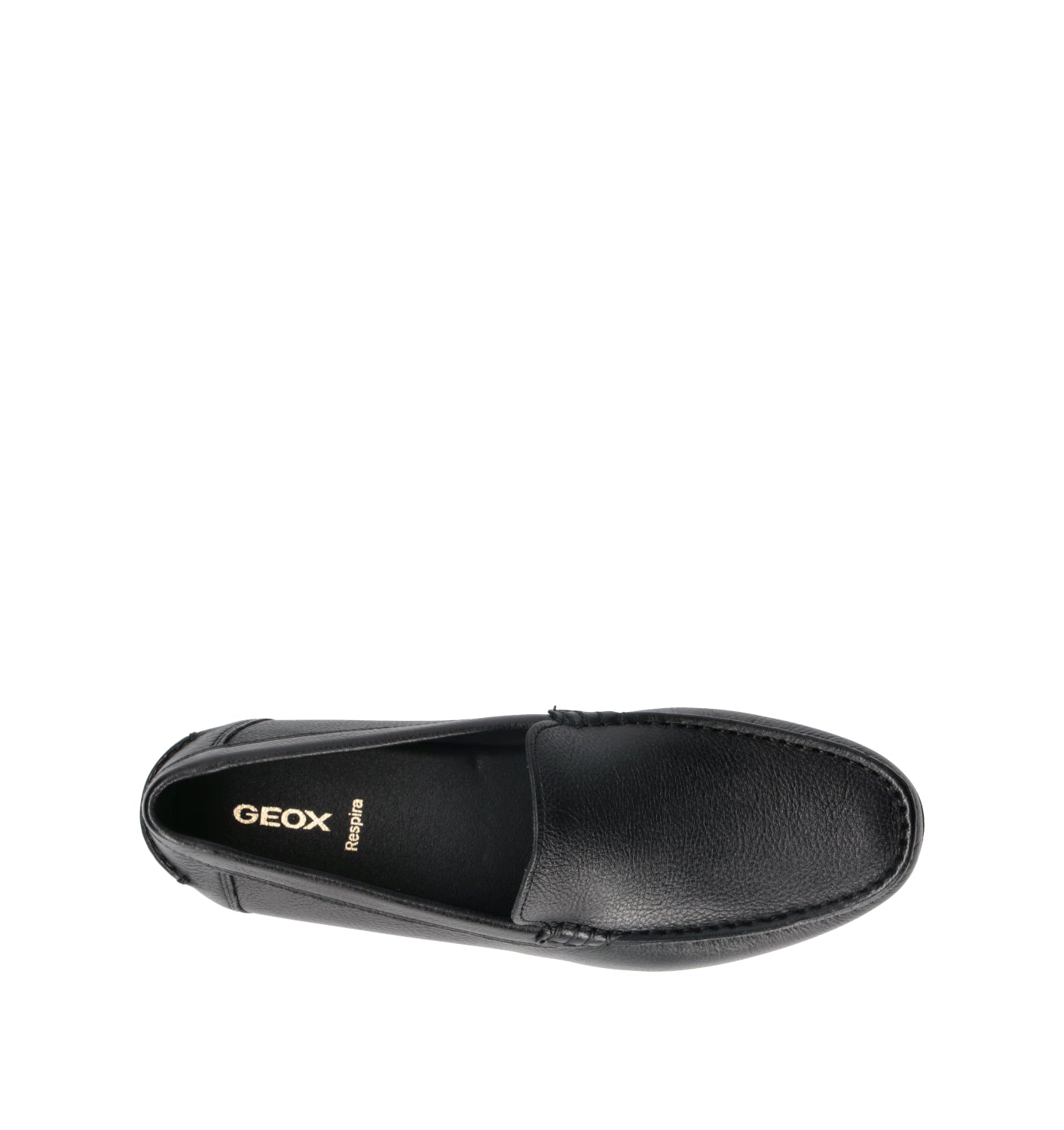 GEOX Mocassino uomo nero in pelle