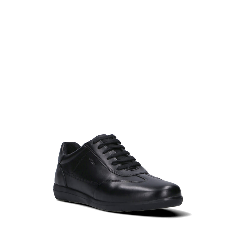 GEOX Sneaker uomo nera in pelle