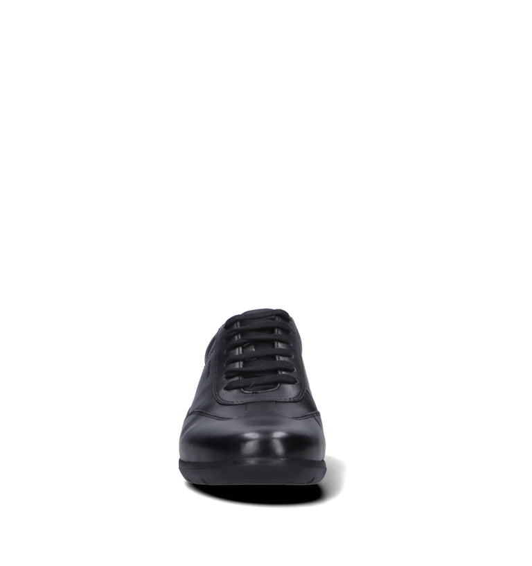 GEOX Sneaker uomo nera in pelle