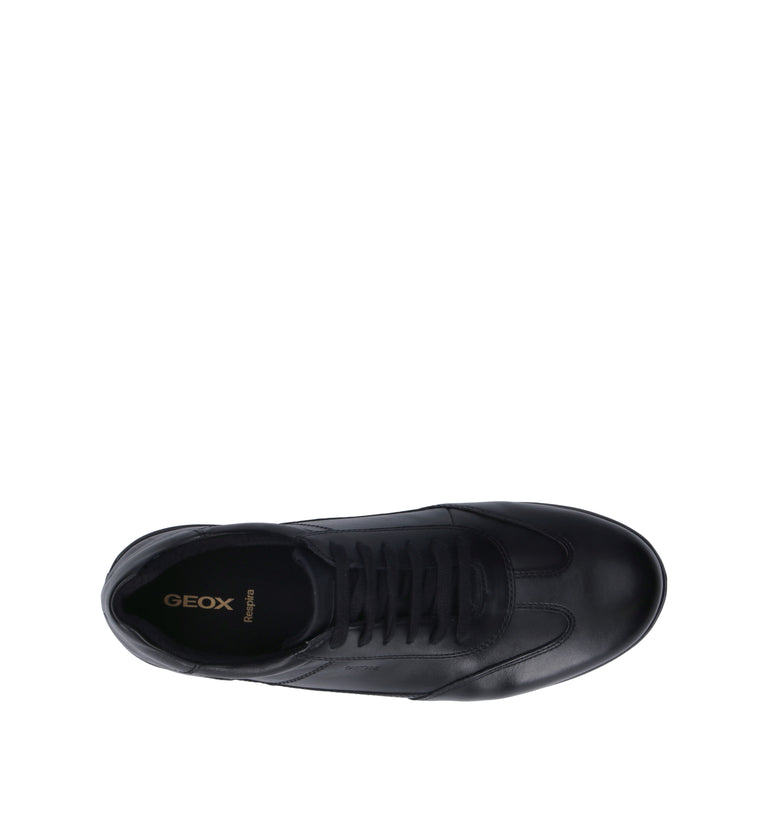 GEOX Sneaker uomo nera in pelle
