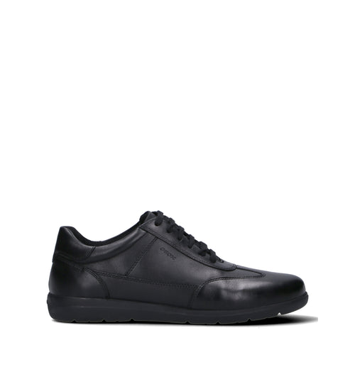 GEOX Sneaker uomo nera in pelle