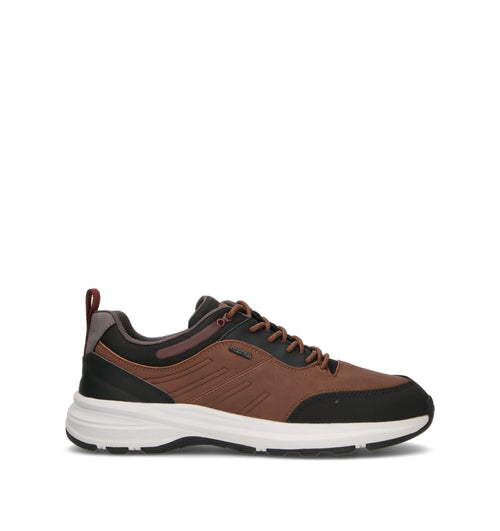 GEOX Sneaker uomo nera/marrone