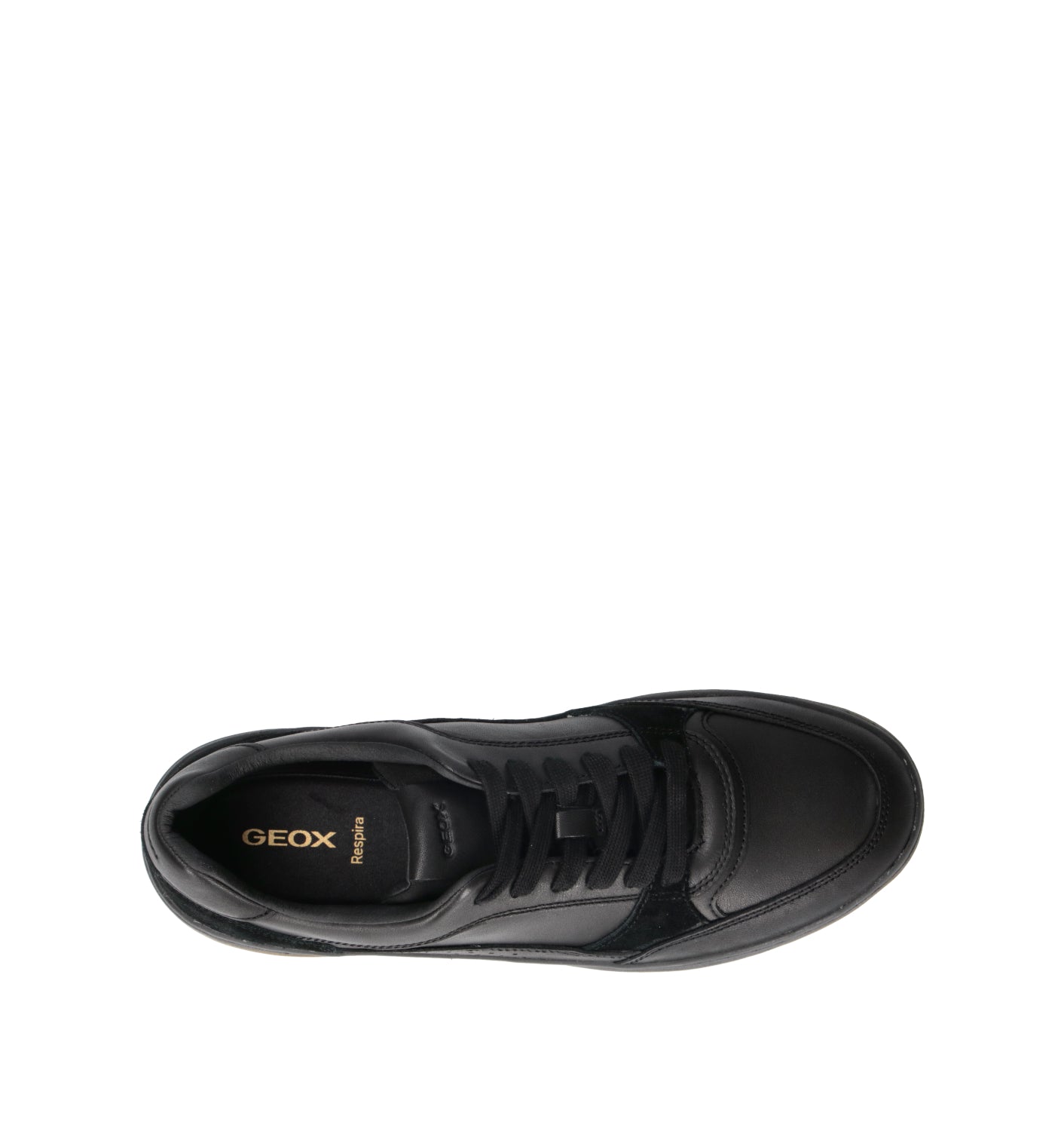 GEOX Sneaker uomo nera in pelle