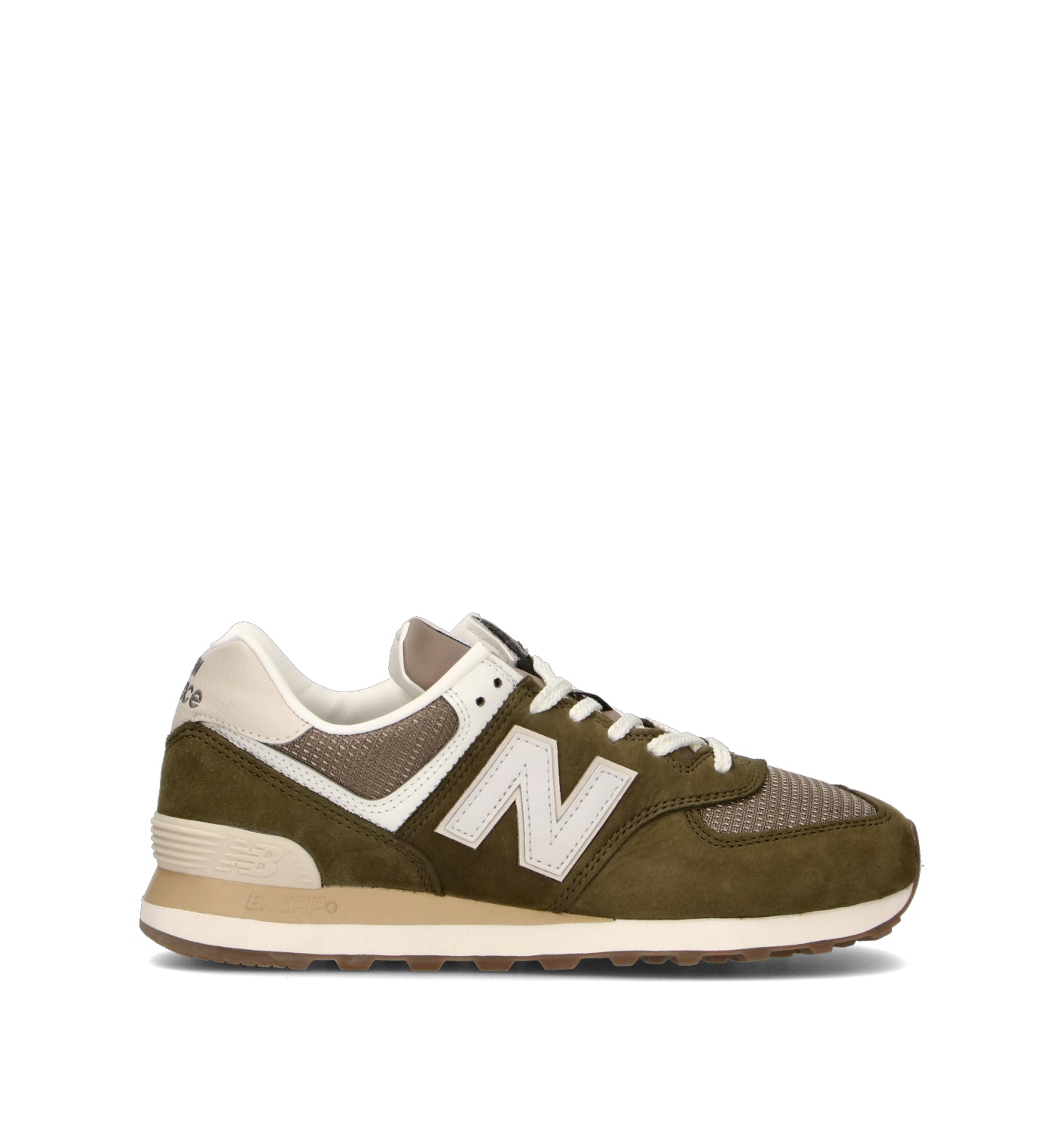 NEW BALANCE 574 Sneaker uomo marrone oliva