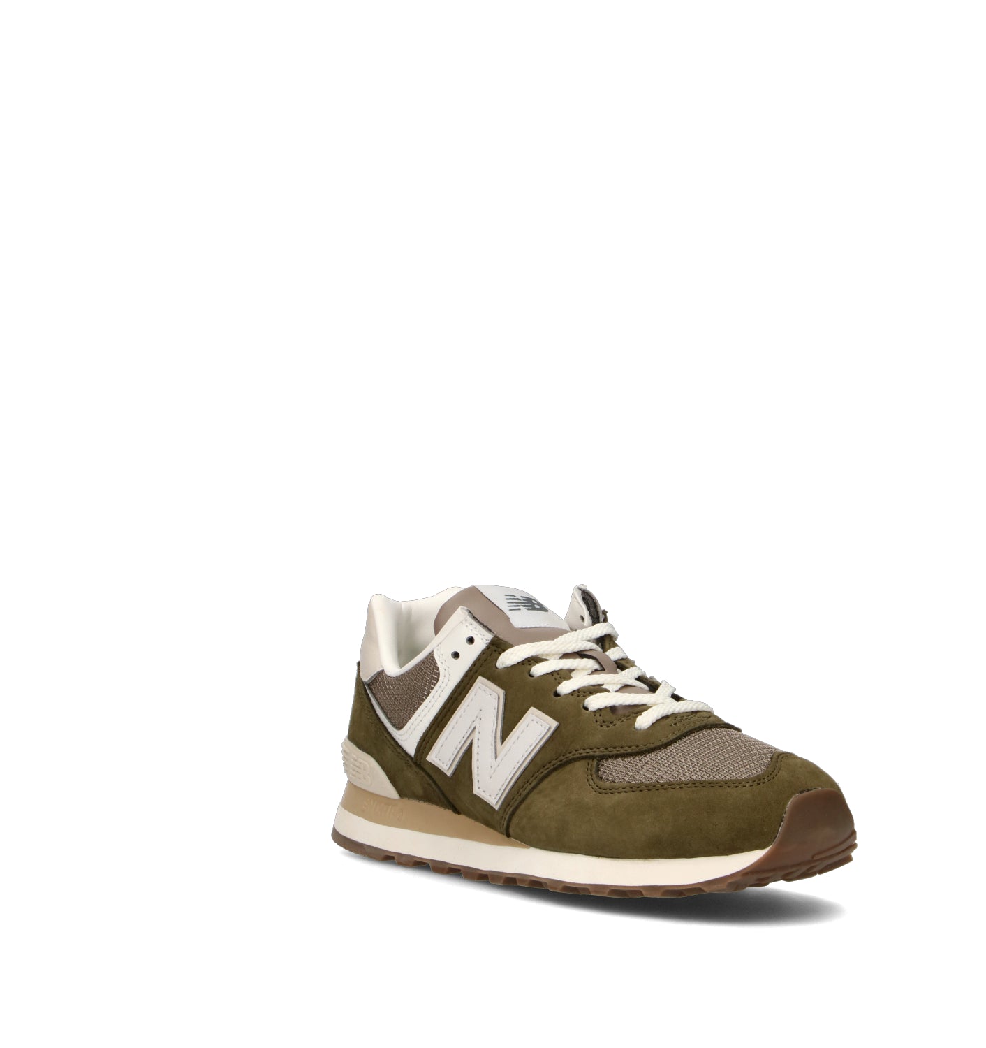 NEW BALANCE 574 Sneaker uomo marrone oliva