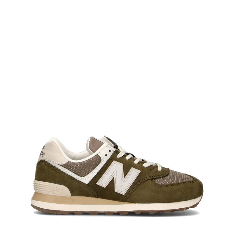 NEW BALANCE 574 Sneaker uomo marrone oliva