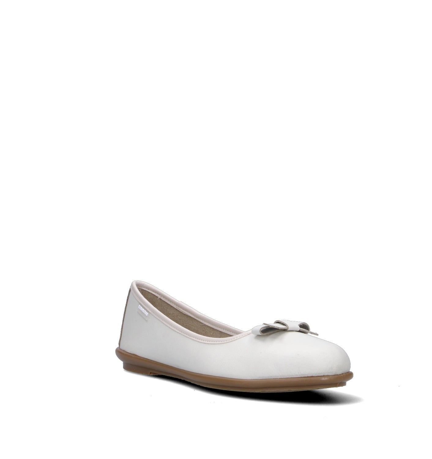 TITANITOS Ballerina ragazza bianca in pelle