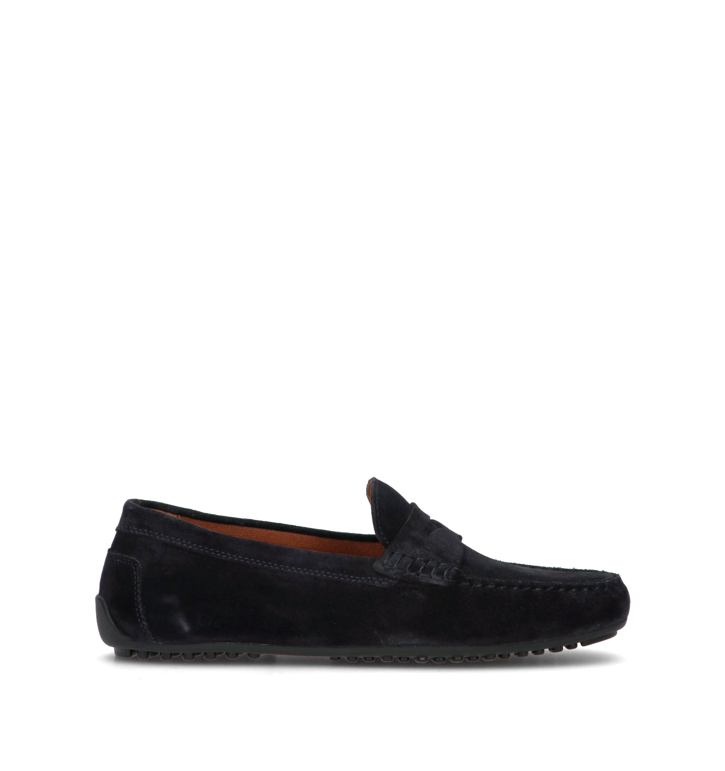 GEOX Mocassino uomo blu in suede