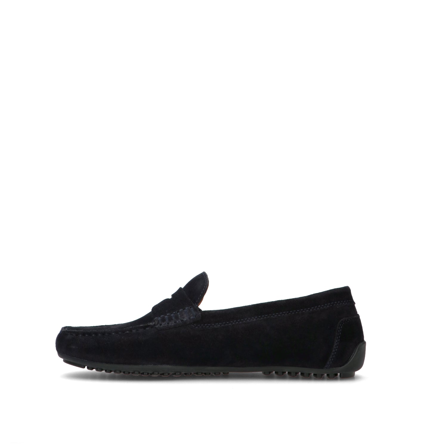 GEOX Mocassino uomo blu in suede