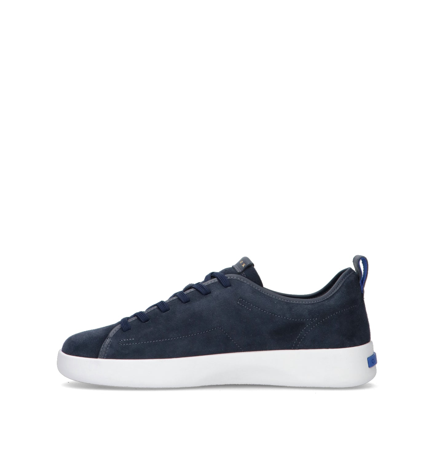 GEOX Sneaker uomo blu in suede