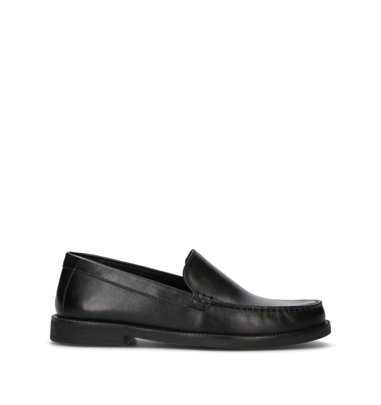 GEOX Mocassino uomo nero in pelle