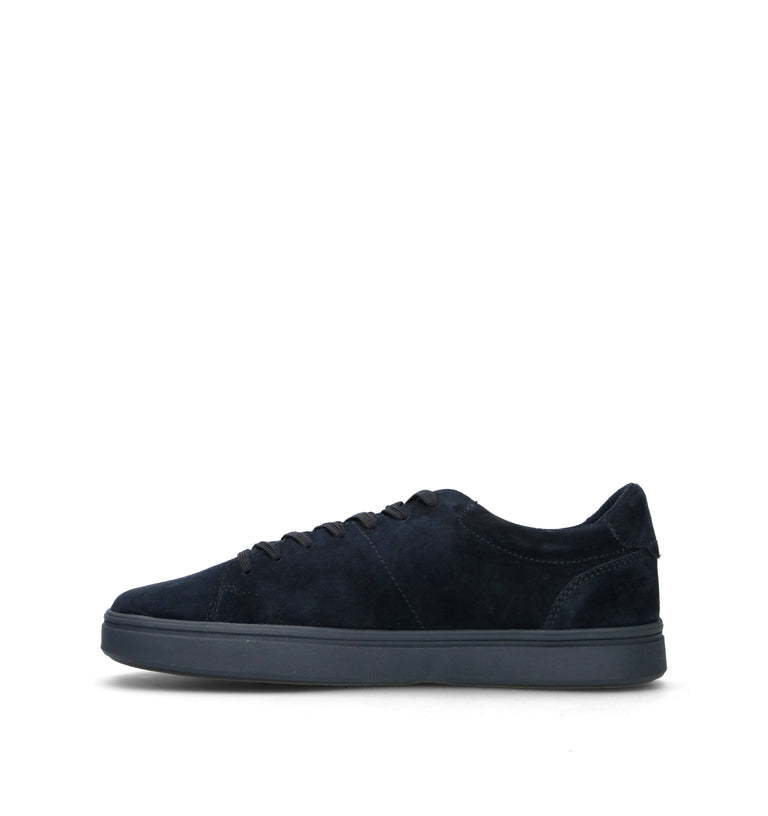 GEOX Sneaker uomo blu in suede