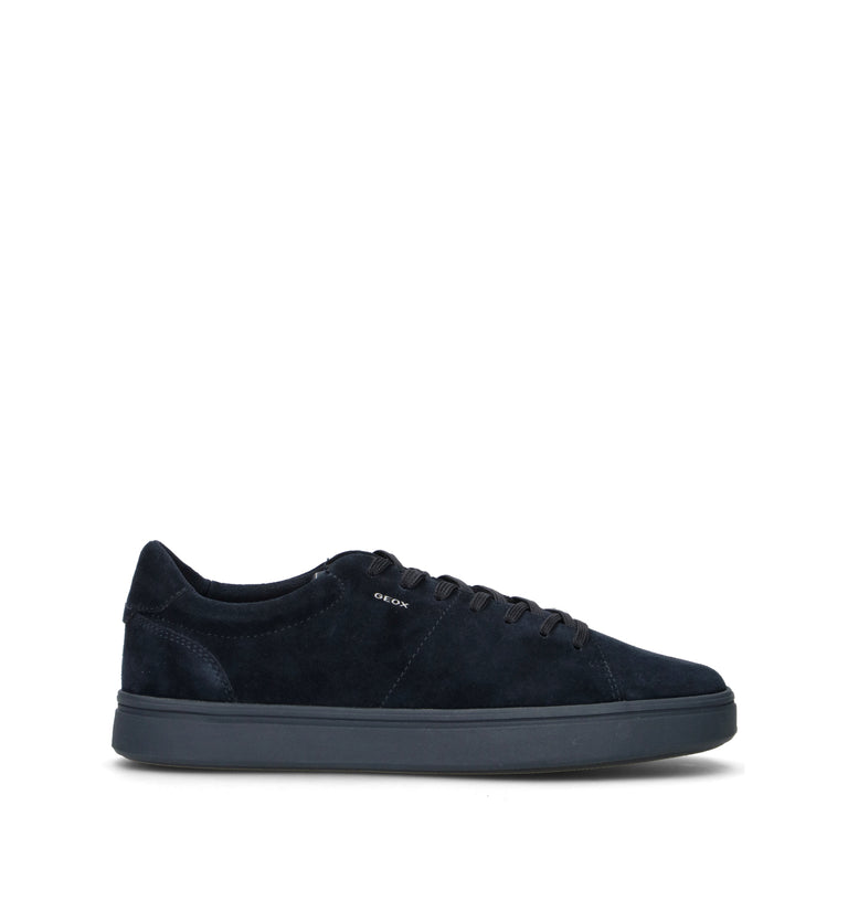 GEOX Sneaker uomo blu in suede