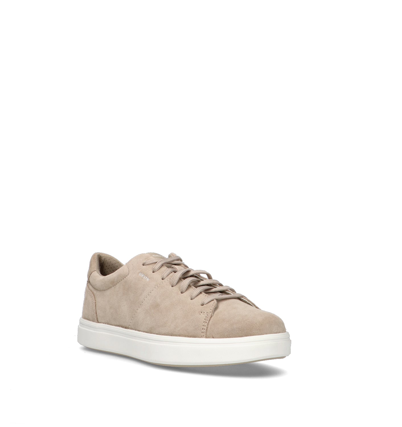 GEOX Sneaker uomo beige in suede