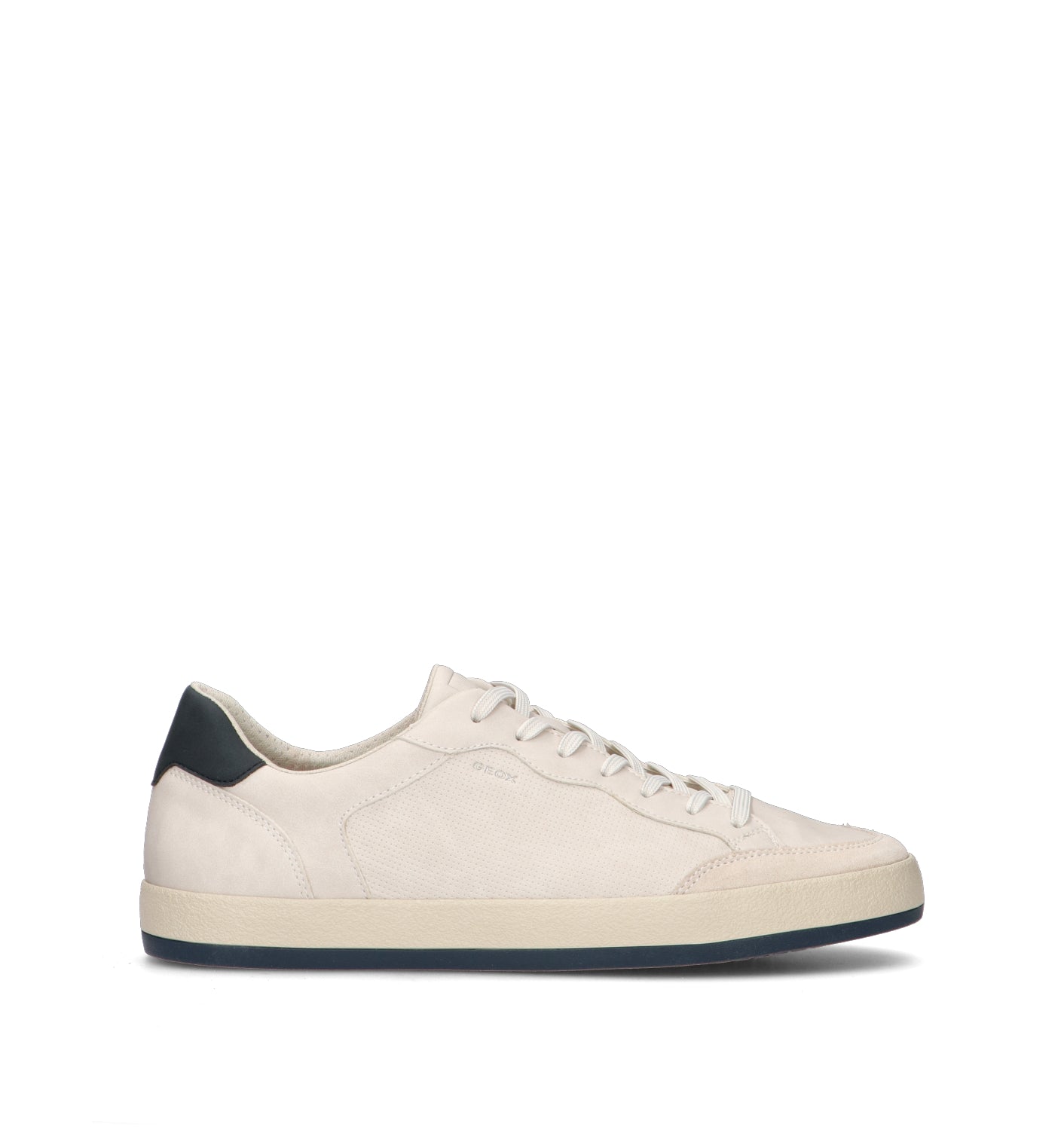 GEOX Sneaker uomo bianca in nabuk