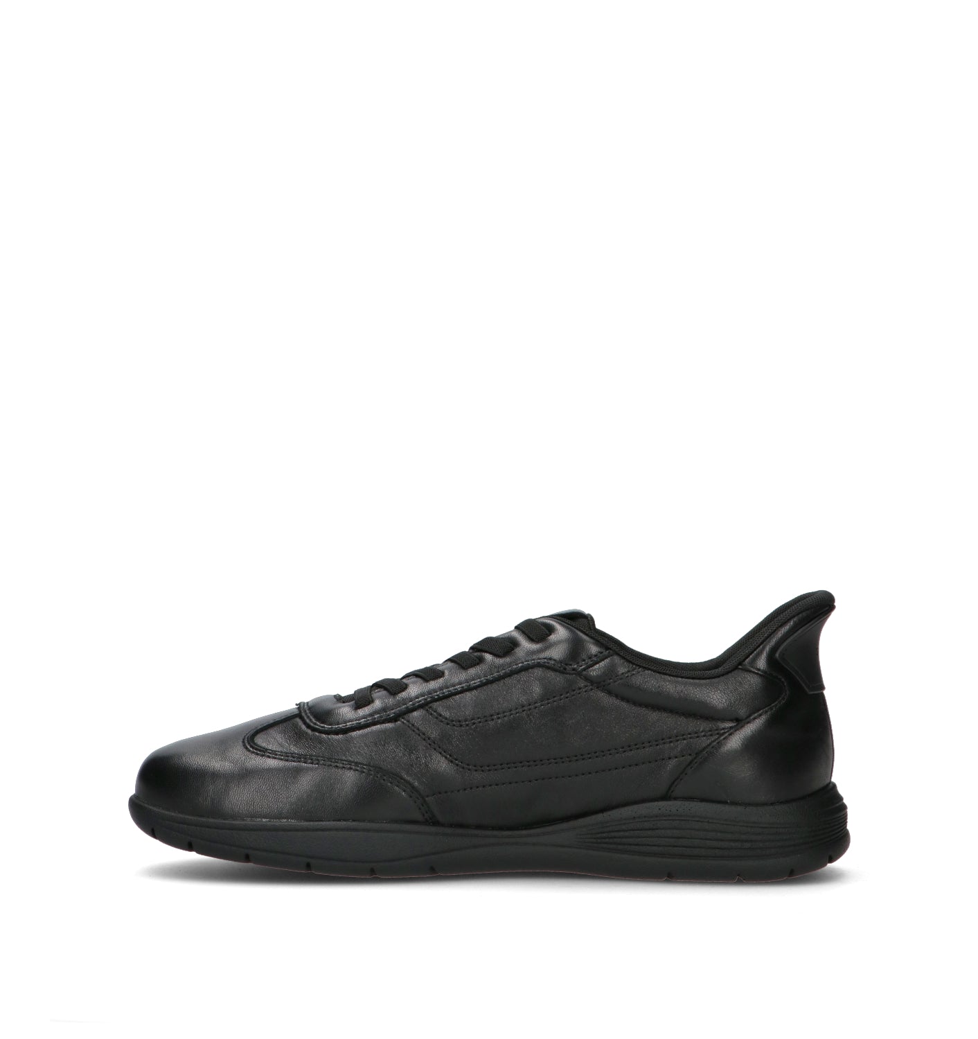 GEOX Sneaker uomo nera in pelle