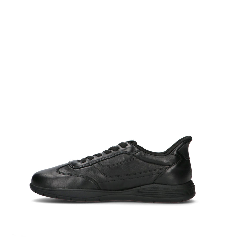 GEOX Sneaker uomo nera in pelle