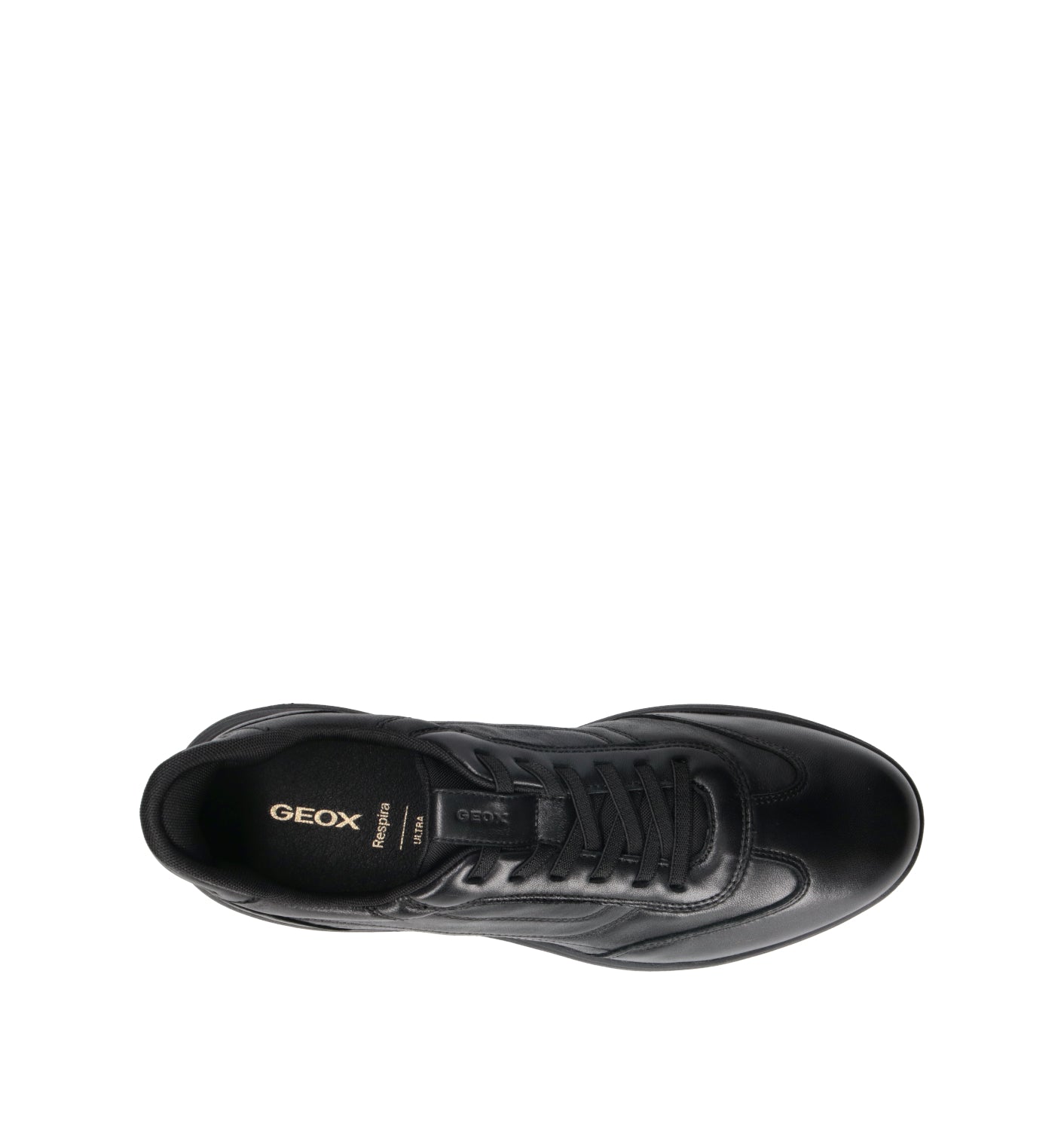 GEOX Sneaker uomo nera in pelle