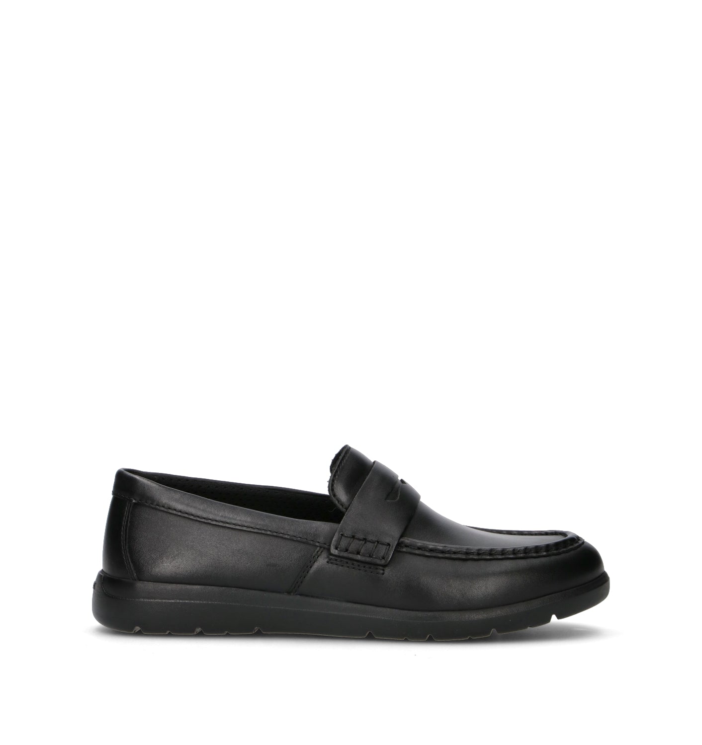 GEOX Mocassino uomo nero in pelle