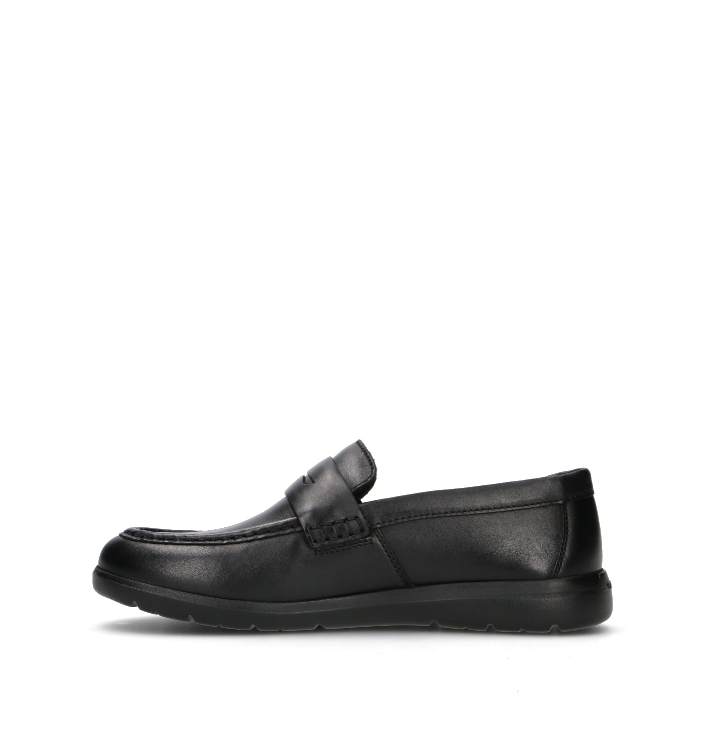 GEOX Mocassino uomo nero in pelle