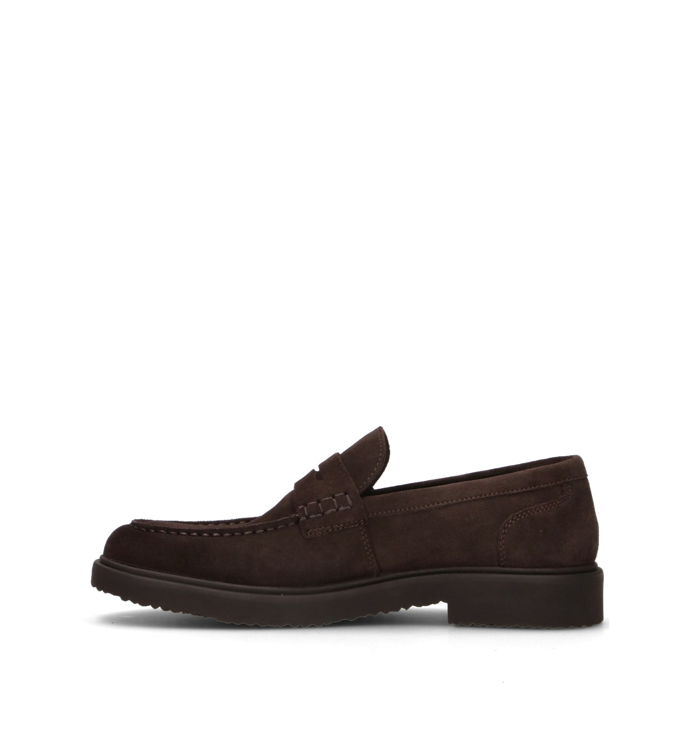 GEOX Mocassino uomo marrone in suede