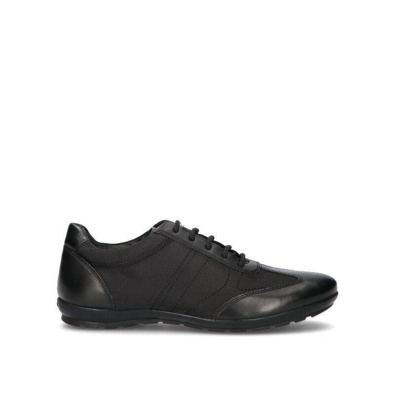 GEOX Scarpa uomo nera in pelle