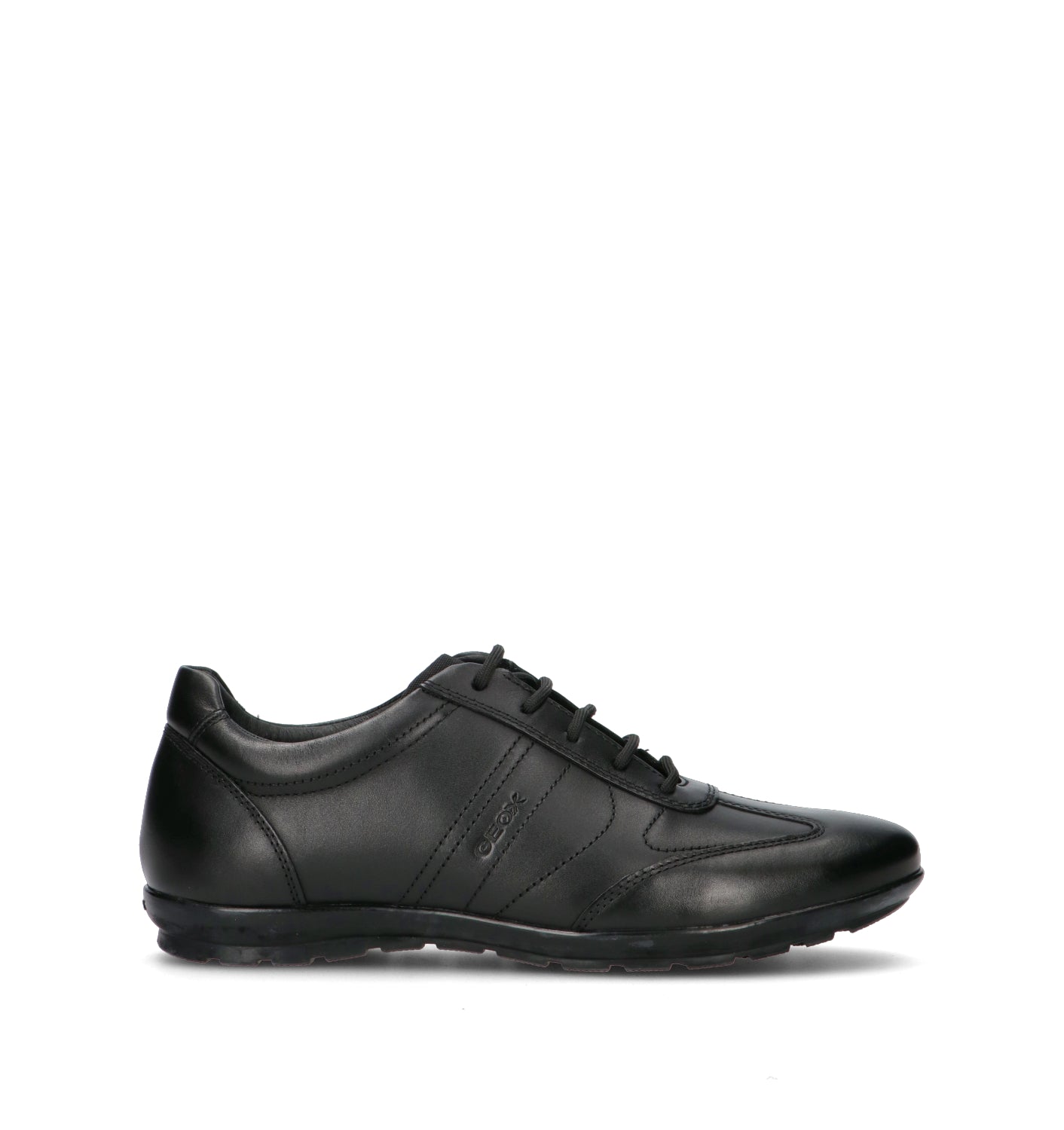 GEOX Sneaker uomo nera in pelle