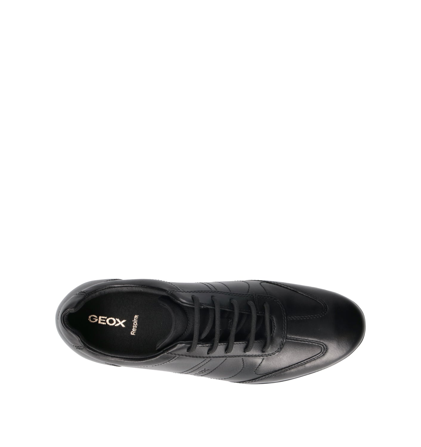 GEOX Sneaker uomo nera in pelle