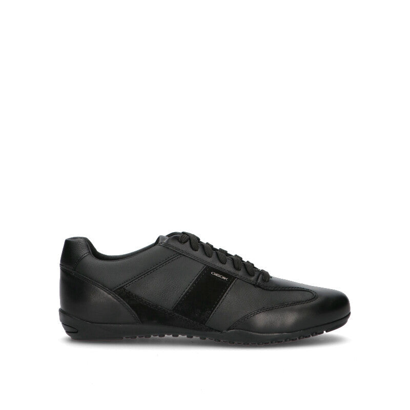 GEOX Sneaker uomo nera in pelle