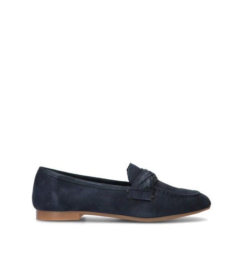 VUEVA Mocassino donna navy in suede