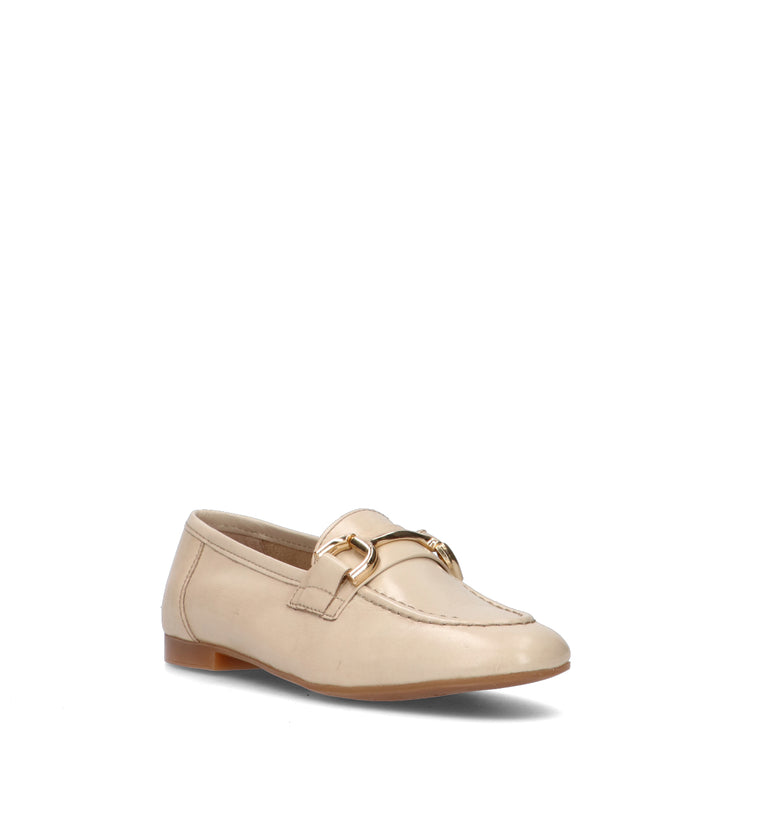 VUEVA Mocassino donna crema in pelle