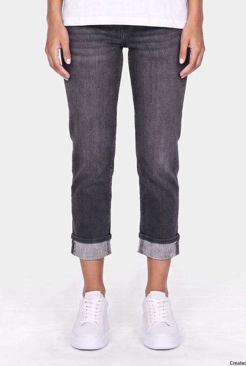 LIU JO Pantalone donna denim grigio