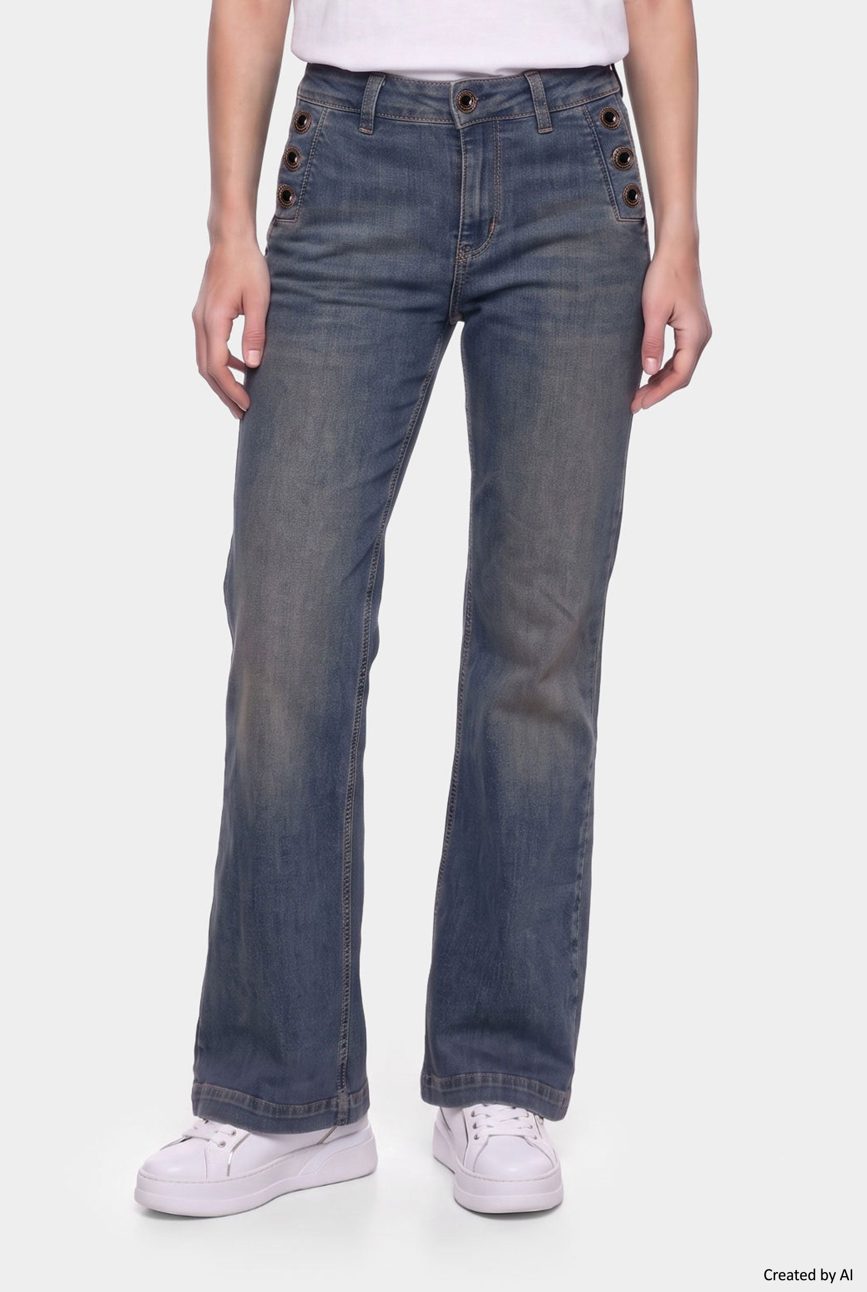 LIU JO Pantalone donna denim blu