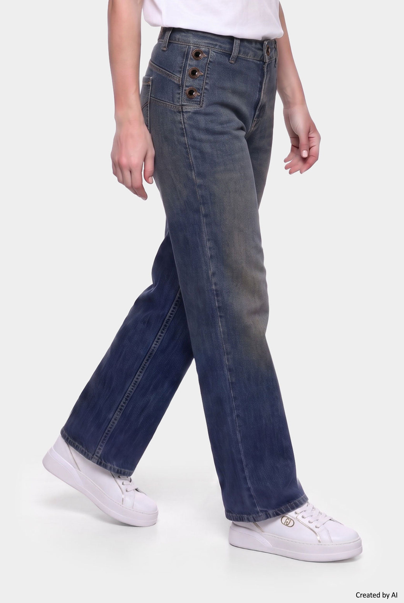 LIU JO Pantalone donna denim blu