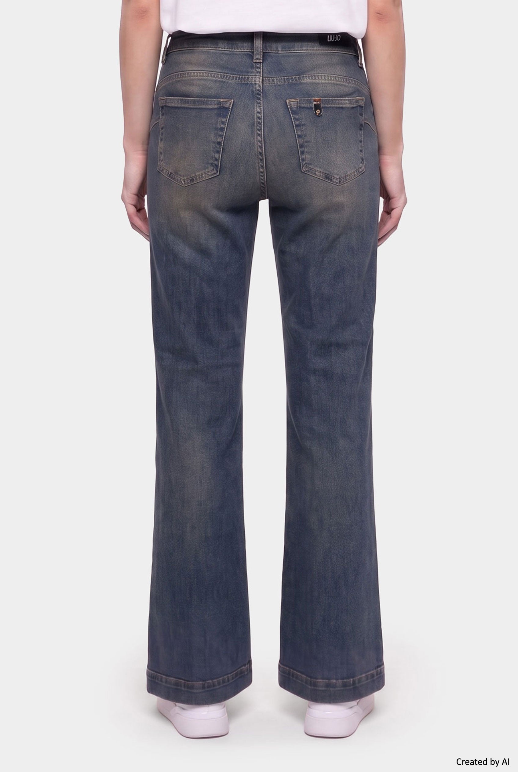 LIU JO Pantalone donna denim blu