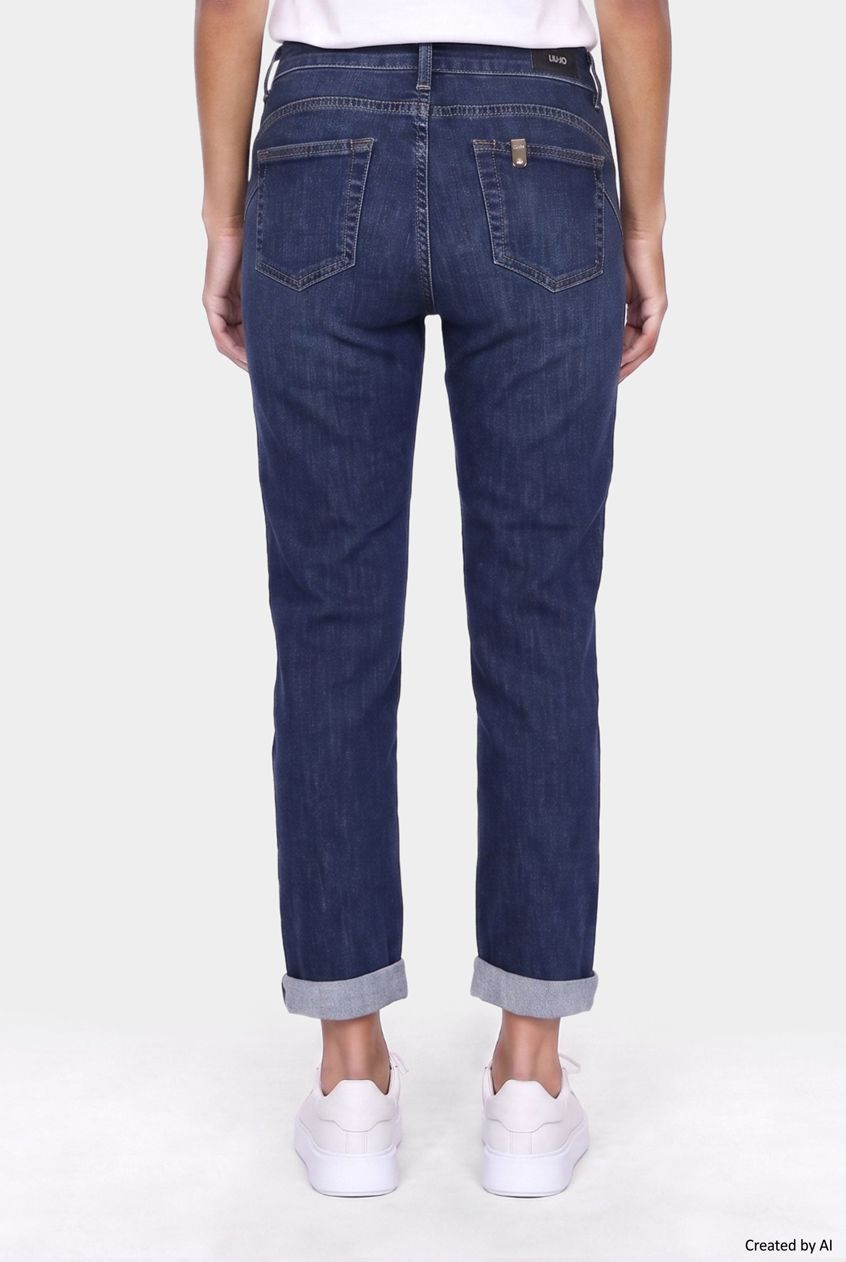 LIU JO Pantalone donna denim blu