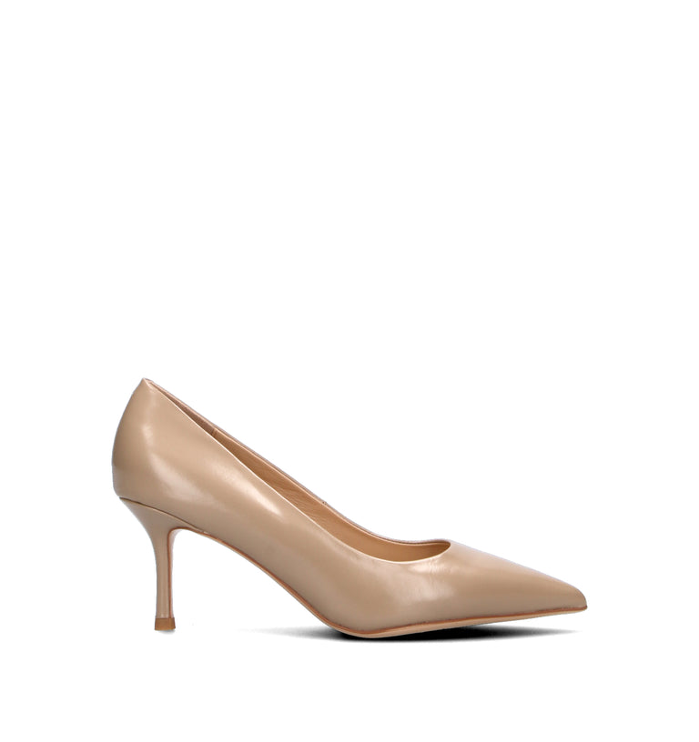 VIOLABLU' Décolleté donna nude in pelle