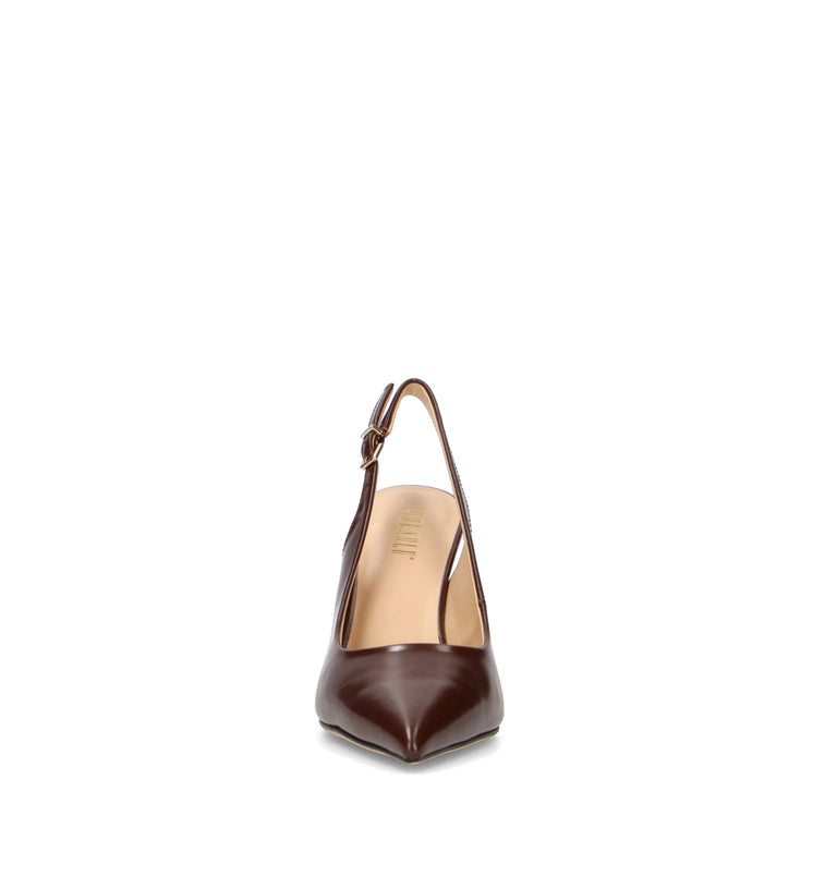 VIOLABLU' Slingback donna marrone in pelle