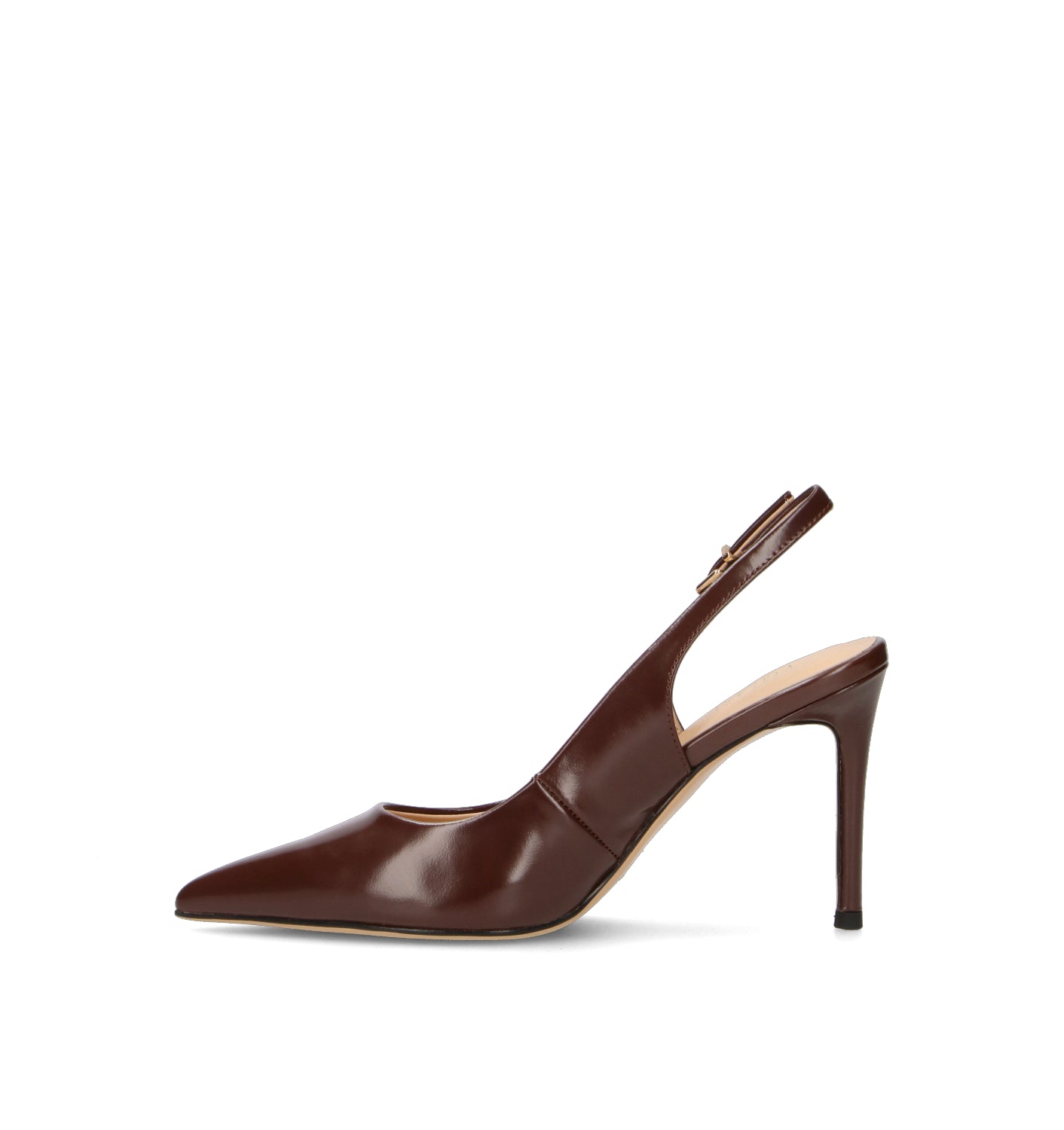 VIOLABLU' Slingback donna marrone in pelle