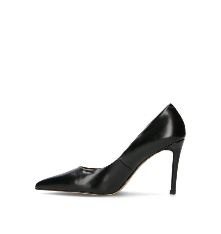 VIOLABLU' Décolleté donna nero in pelle