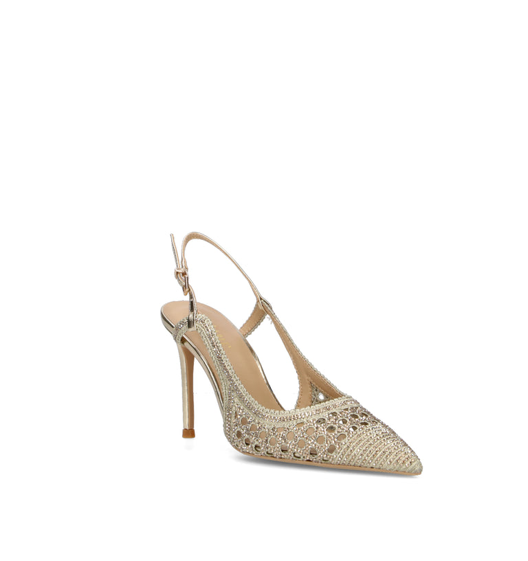 VIOLABLU' Slingback donna oro