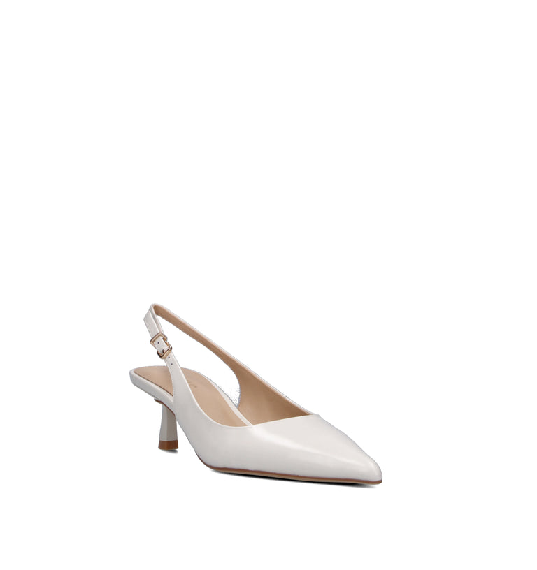 VIOLABLU' Slingback donna bianca in pelle