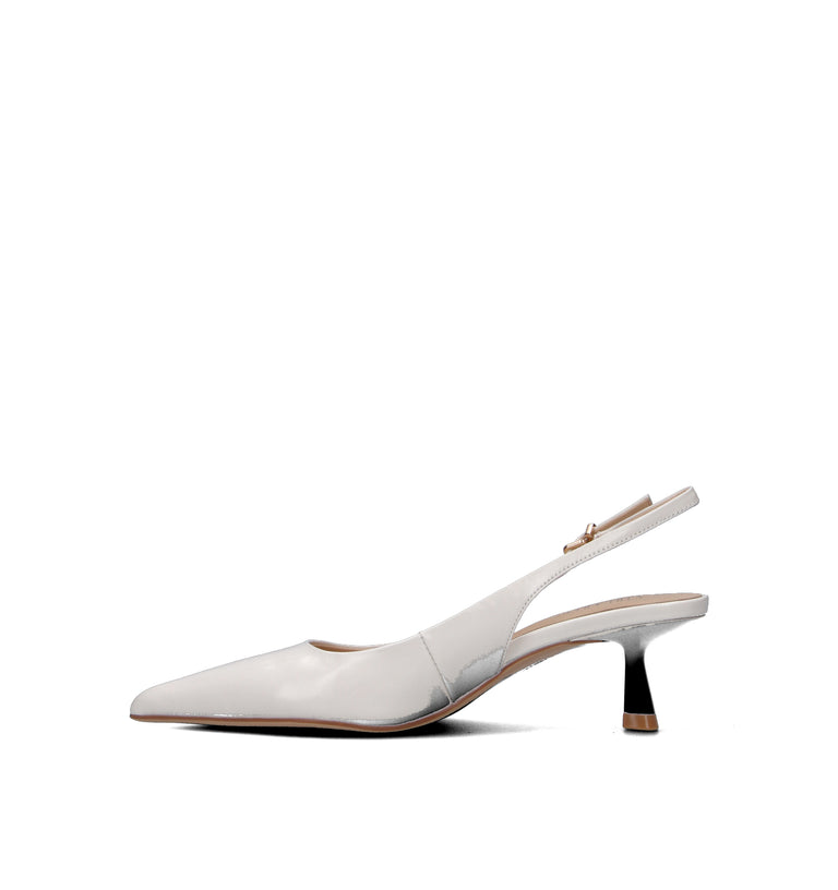 VIOLABLU' Slingback donna bianca in pelle